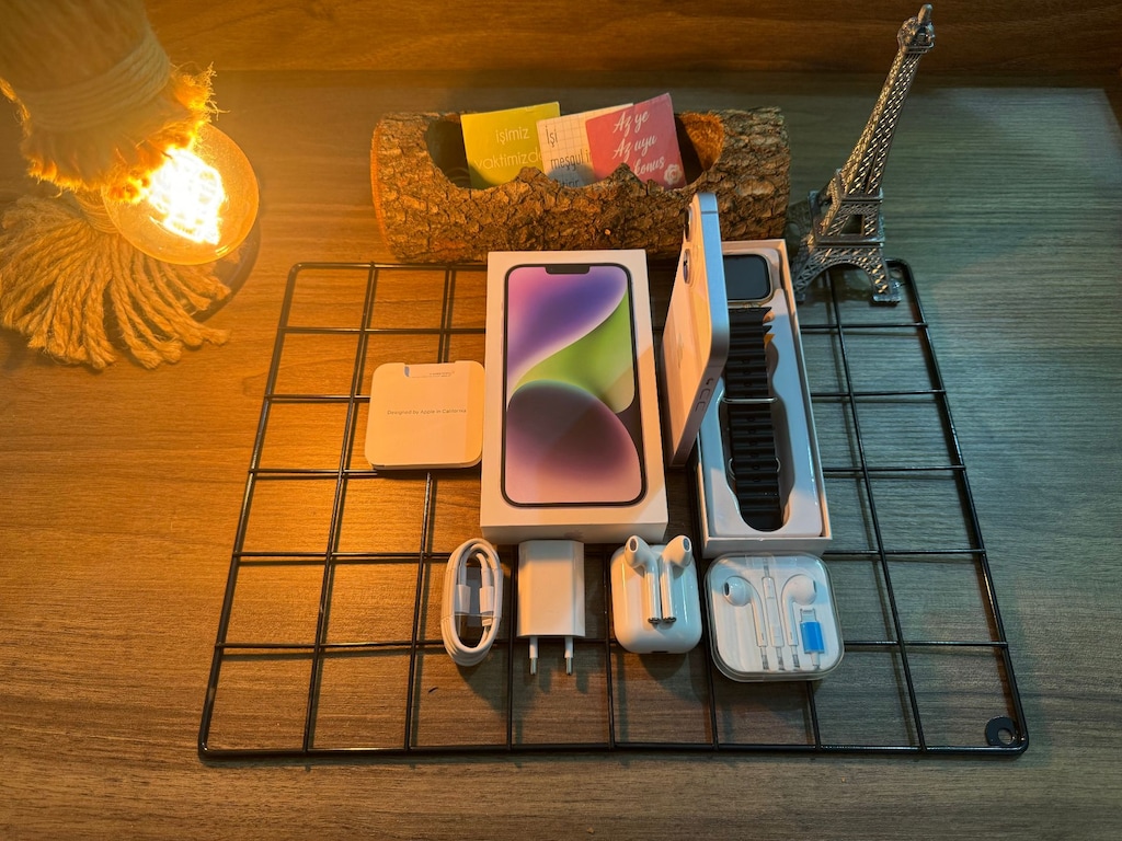 GARANTİLİ 256 GB İPHONE 14 PLUS PURPLE - 4
