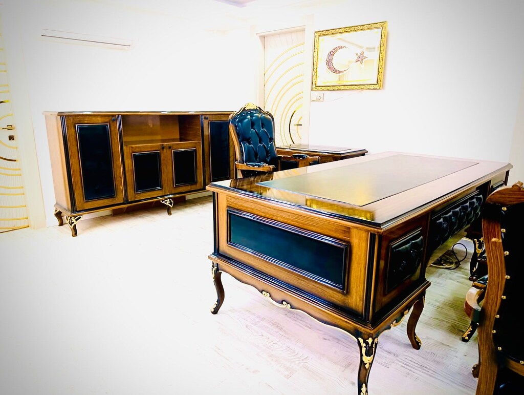 GAZİANTEP NET OFİS MOBİLYA OTTO MAKAM TAKIMI LUXRY FULL SET !!! - 3