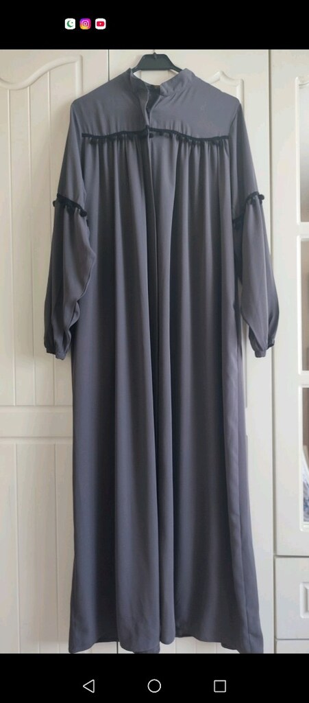 Butik dikimi elbise ferace - 3
