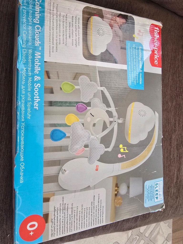 Fisher price mutlu bulutlar uyku dönencesi pil ile çalışır sorunsuzdur