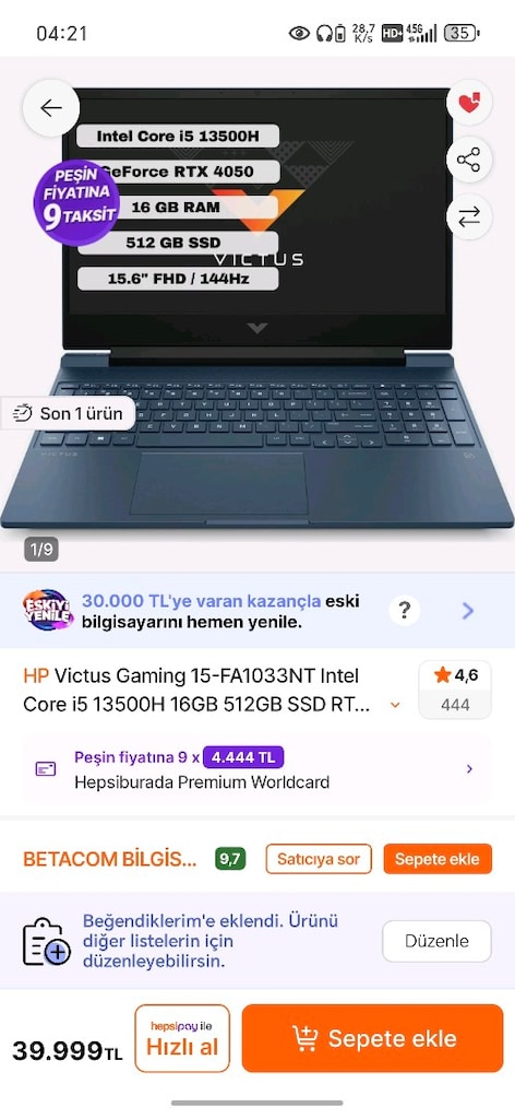 HP victus