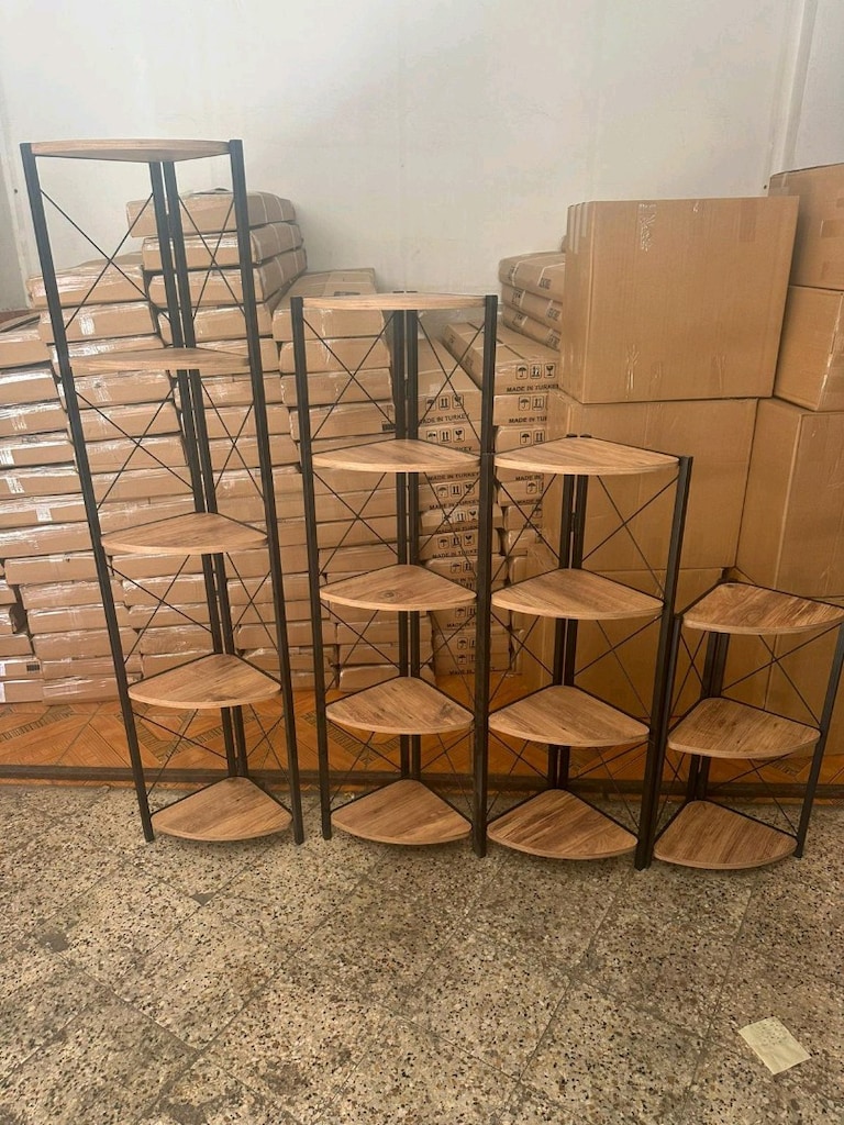 METAL AHŞAP DÜKKAN RAFI ANKARA'DA KİTAPLIK ÇİÇEKLİK - 14