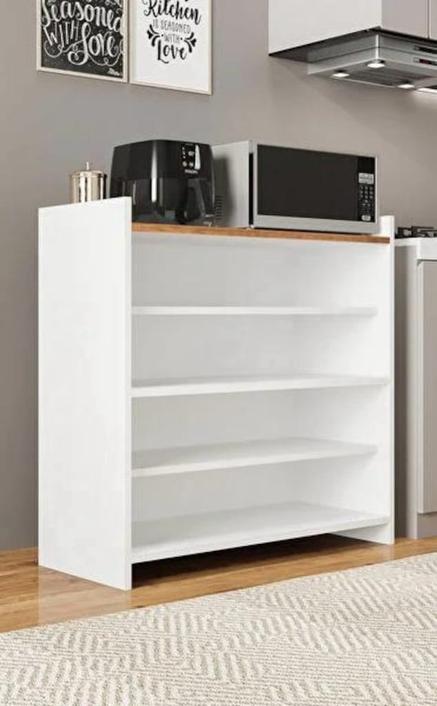 Koçtaş Kahve Köşesi Dolabı – Ahşap Kulplu - 6