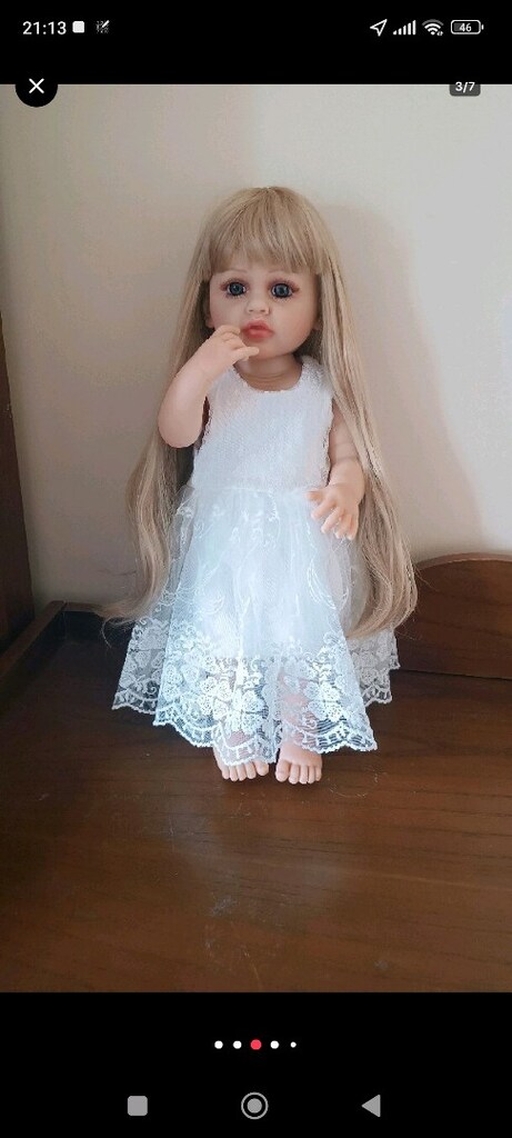 VİNİL SİLİKON BEBEK OYUNCAK BEBEK REBORN BEBEK - 3