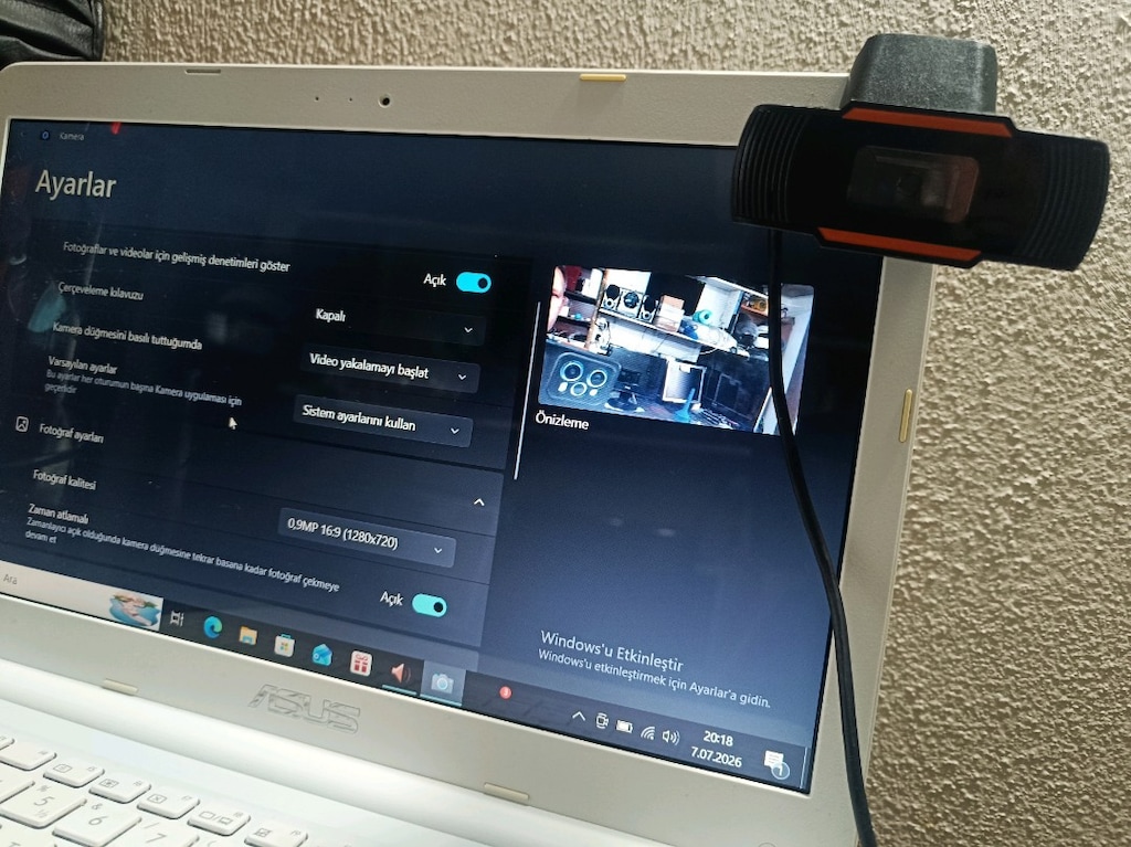 Webcam tak çalıştır 1280*720 - 8