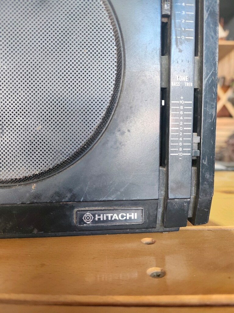 antika kaset çalar radyo Hitachi - 2
