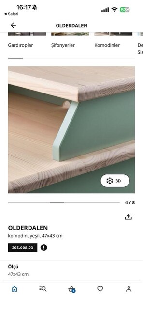 ikea Olderdalen Komodin