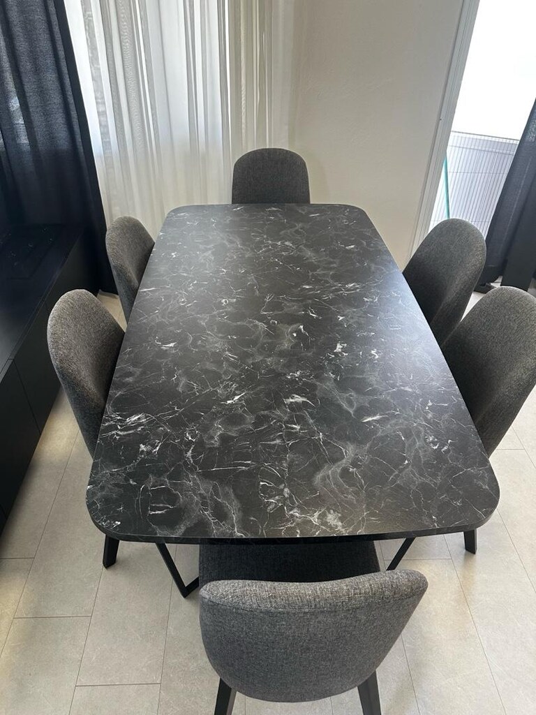 vivense loft yemek masası takımı - 2