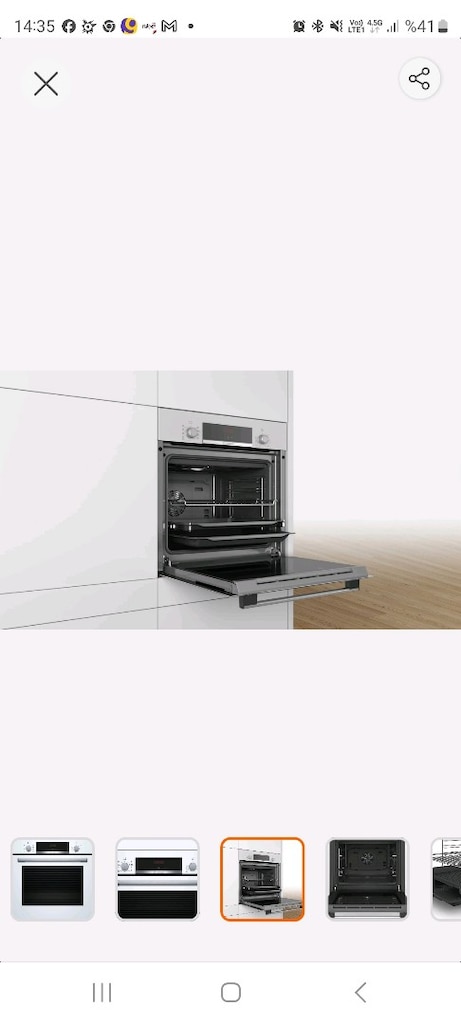 bosch marka ,sıfır paketli,bayi teslimidir.Buzdolabi ve 3lü ankastre. - 6