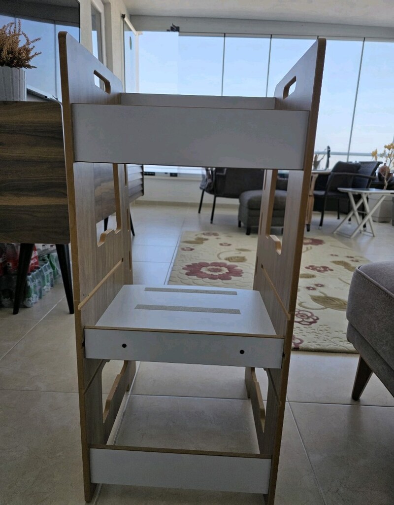 minera ahşap montessori öğrenme kulesi - 2
