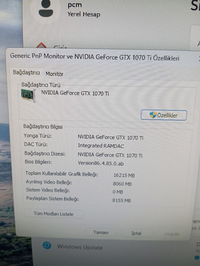 Ryzen 5 3600 | 1070 Ti 8GB | 16GB RAM | 500GB M2 | 27" 180Hz Monitör - 6