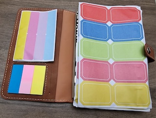 A6 PU Deri Bütçe Planlayıcı Ajanda & Nakit Birikim Seti - 2