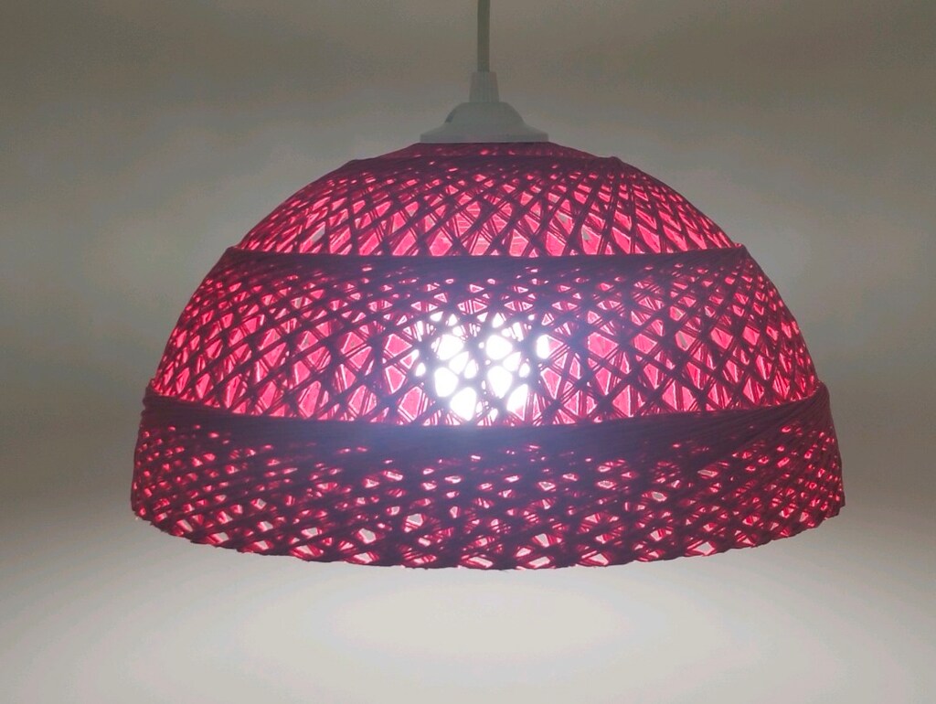 BOHEM SARKIT AVİZE 16*32 cm E27 KIRMIZI - 8