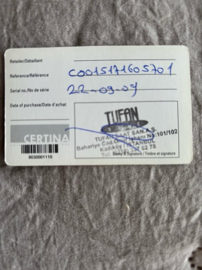 CERTİNA SAAT SAPPHİRE CRYSTAL - 3