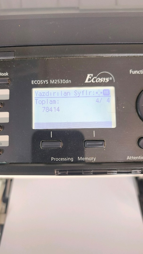 KYOCERA ECOSYS M2530DN Açıklamayı Okuyunuz - 12