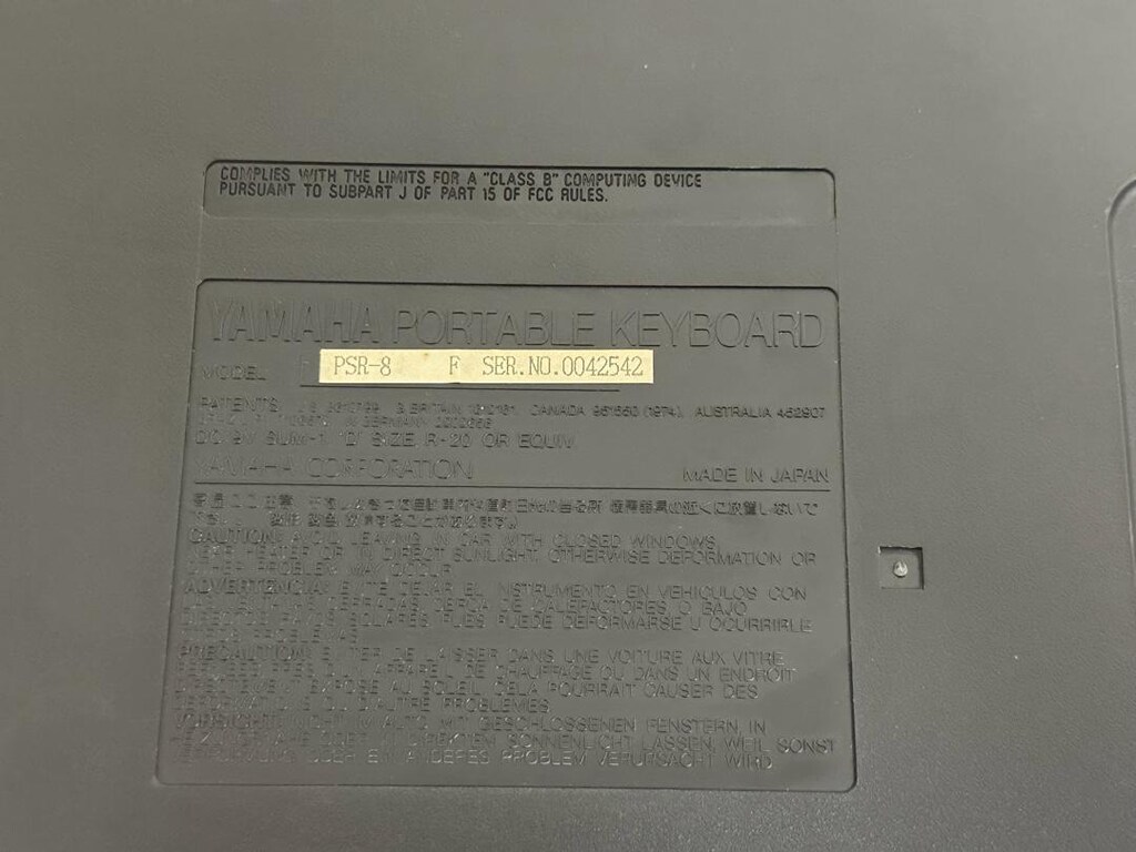 YAMAHA PSR-8 ORG - 15
