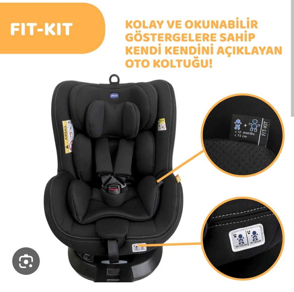 Chicco Seat2 Fit 0-18kg Oto koltuğu - 3