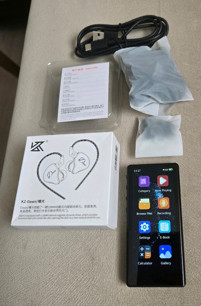 Fiio M3 Pro ES9218P çip, 64 GB HiFi DAC, KZ Down hi-fi kulaklık - 11