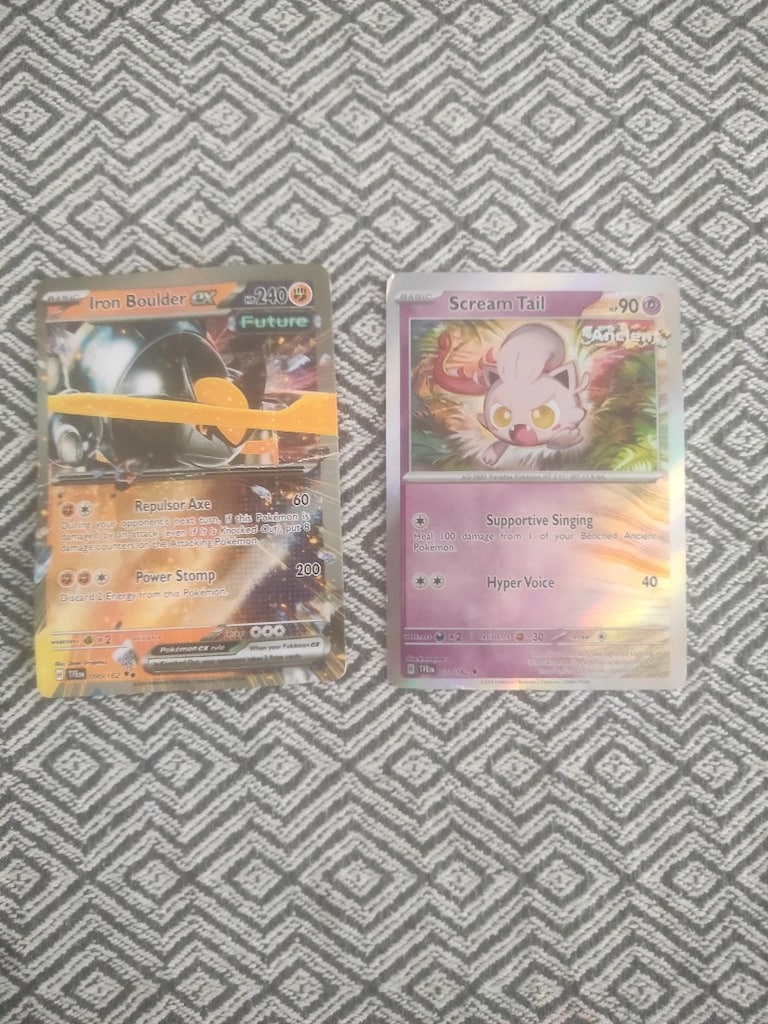 Raging Bolt Ex Pokemon Karti Yanında 2 Tane Kart Hediye - 3