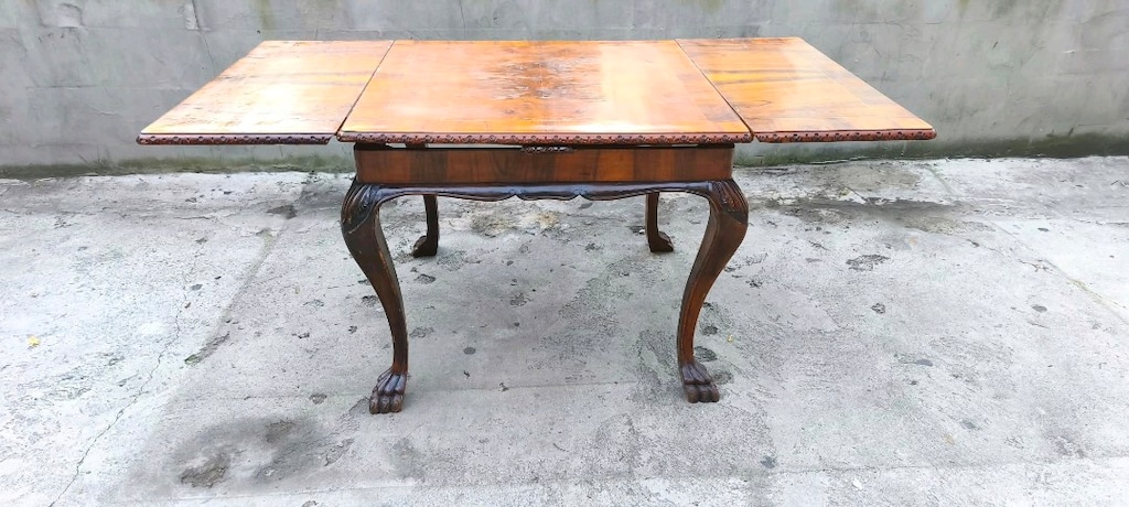 Antika Vintage Aslan Ayaklı Masa Sandalye - 5