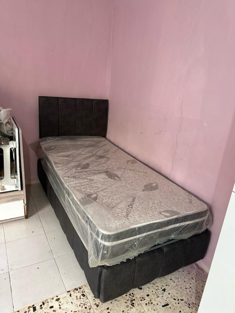 ultra lüks tek kişilik baza başlık yatak ve 3 kapaklı dolap sıfır ürün - 7