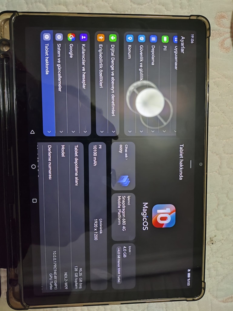 Sıfırdan Farksız Honor Pad X8b 128GB + Kalem + Kılıf + Fatura - 9