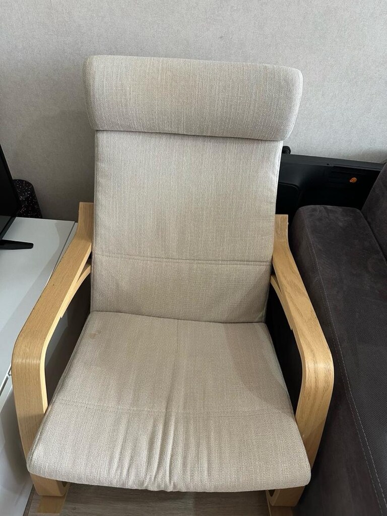 Ikea sallanan sandalye ve ayak uzatma taburesi - 3