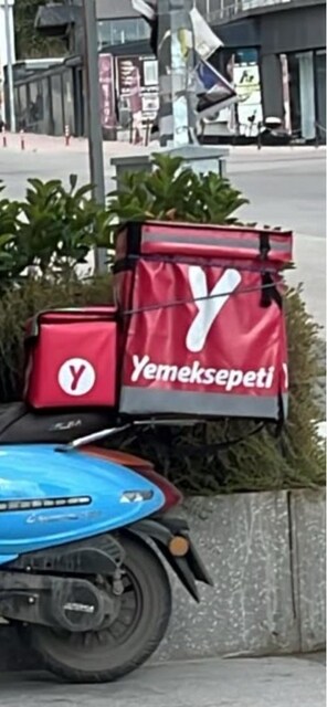 yemeksepeti çanta punch büyük beden yelek