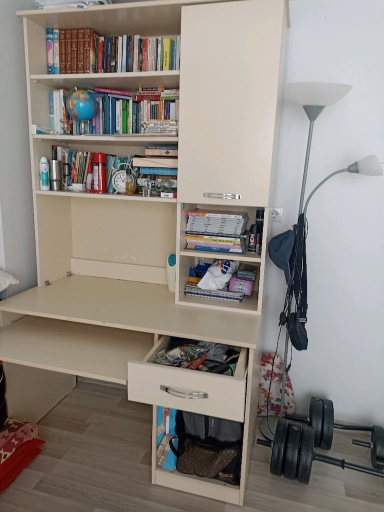 ders çalışma masasi& kitaplık - 4
