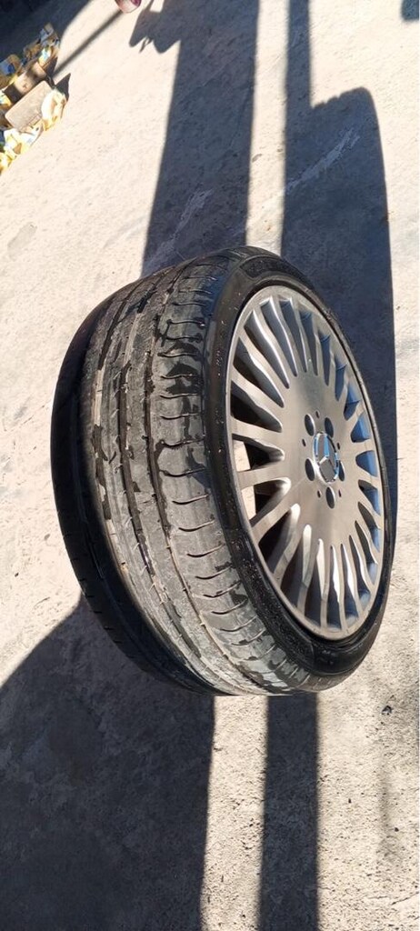 18 mercedes jant lastik 5x112 225.40.18 2 tane jant kaynaklı - 6