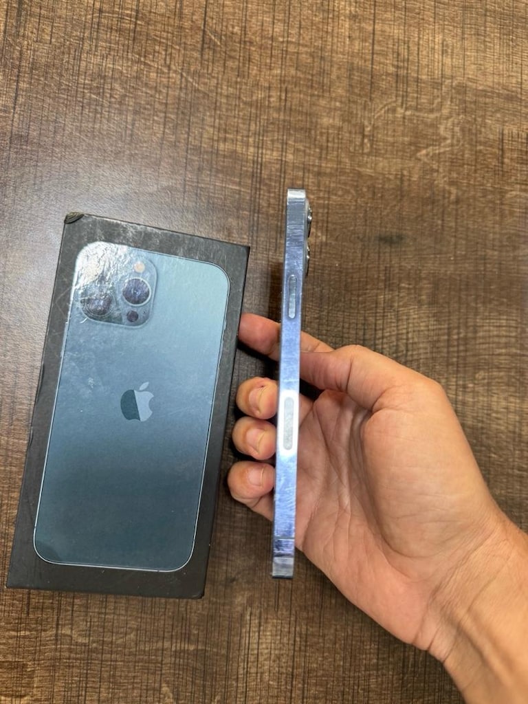 İPHONE 13 PRO MAX 128 GB MAVİ RENK PİL 82 HATASIZ - 11