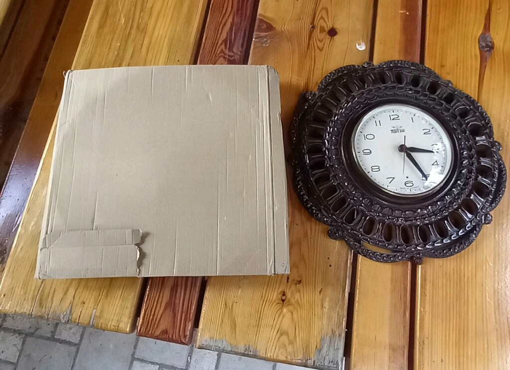 VİNTAGE TANSA POLYESTER DUVAR SAATİ - 5
