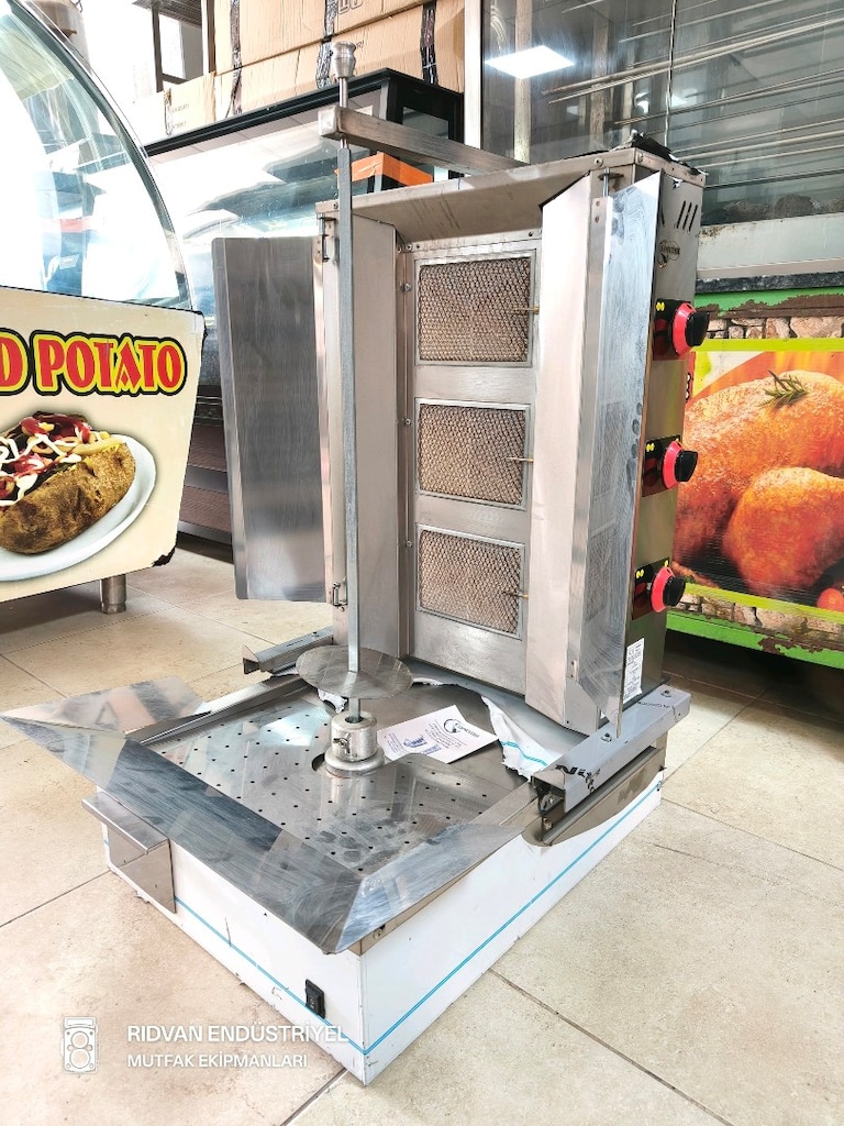 alttan motorlu döner ocağı tüplü döner ocağı motorlu döner makinası - 2