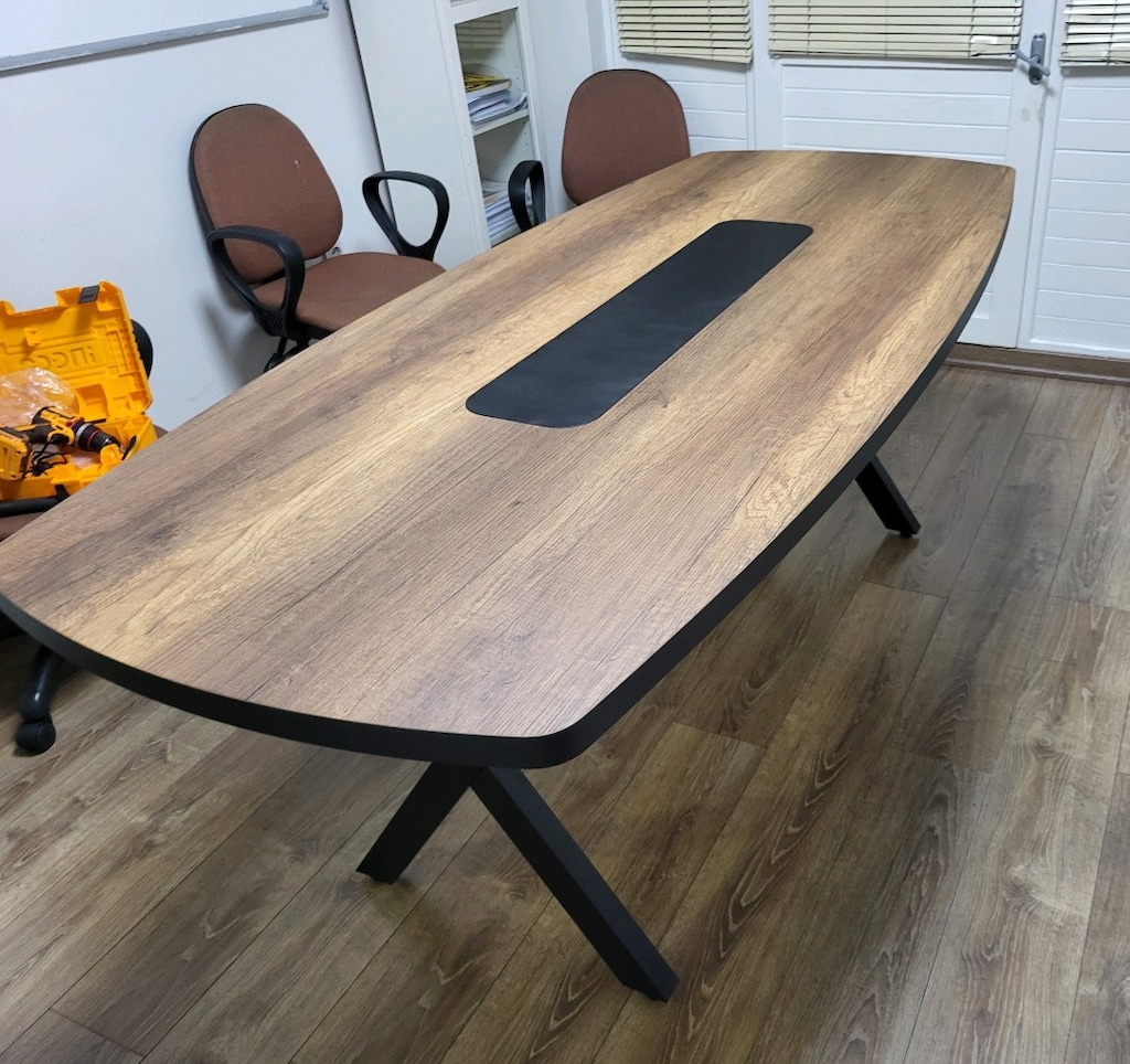 OVAL KESİM TOPLANTI MASASI 200×90 - 4