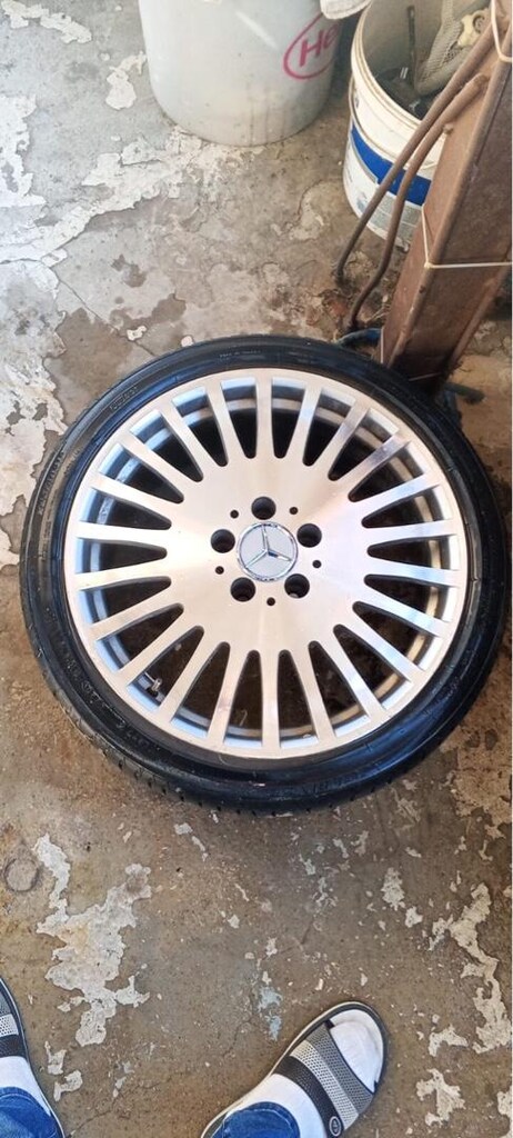 18 mercedes jant lastik 5x112 225.40.18 2 tane jant kaynaklı - 4