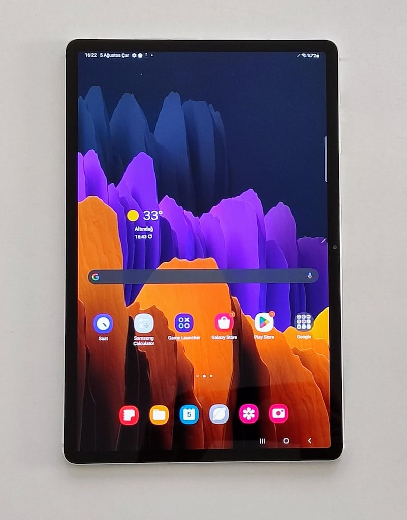 SAMSUNG GALAXY TAB S7+ PLUS 256 GB 12.4 İNÇ KALEMLİ - 2