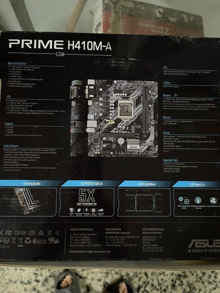 SIFIR ASUS PRiME H410M-F 10.Nesil Gaming Anakart - 5