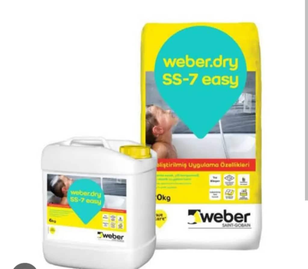 weberdry SS-7 easy çift komponentli su yalıtım - 2