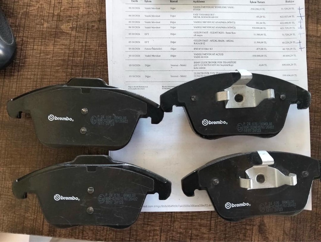Brembo P24 076 E11 Fren Balat’a seti