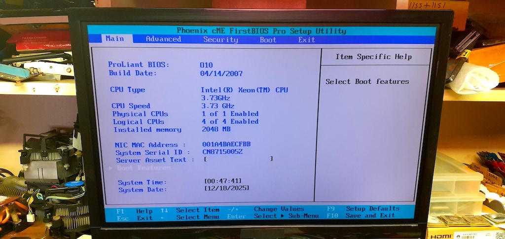 HP ProLand ML110 KASA-Sunucu-Server - 4