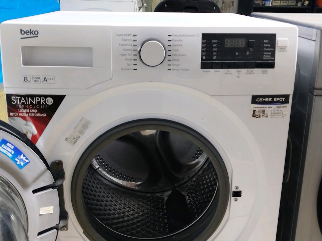 BEKO 8 KG ÇAMAŞIR MAKİNESİ İZMİR İÇİ 3 AY GARANTİMİZ VARDIR - 4