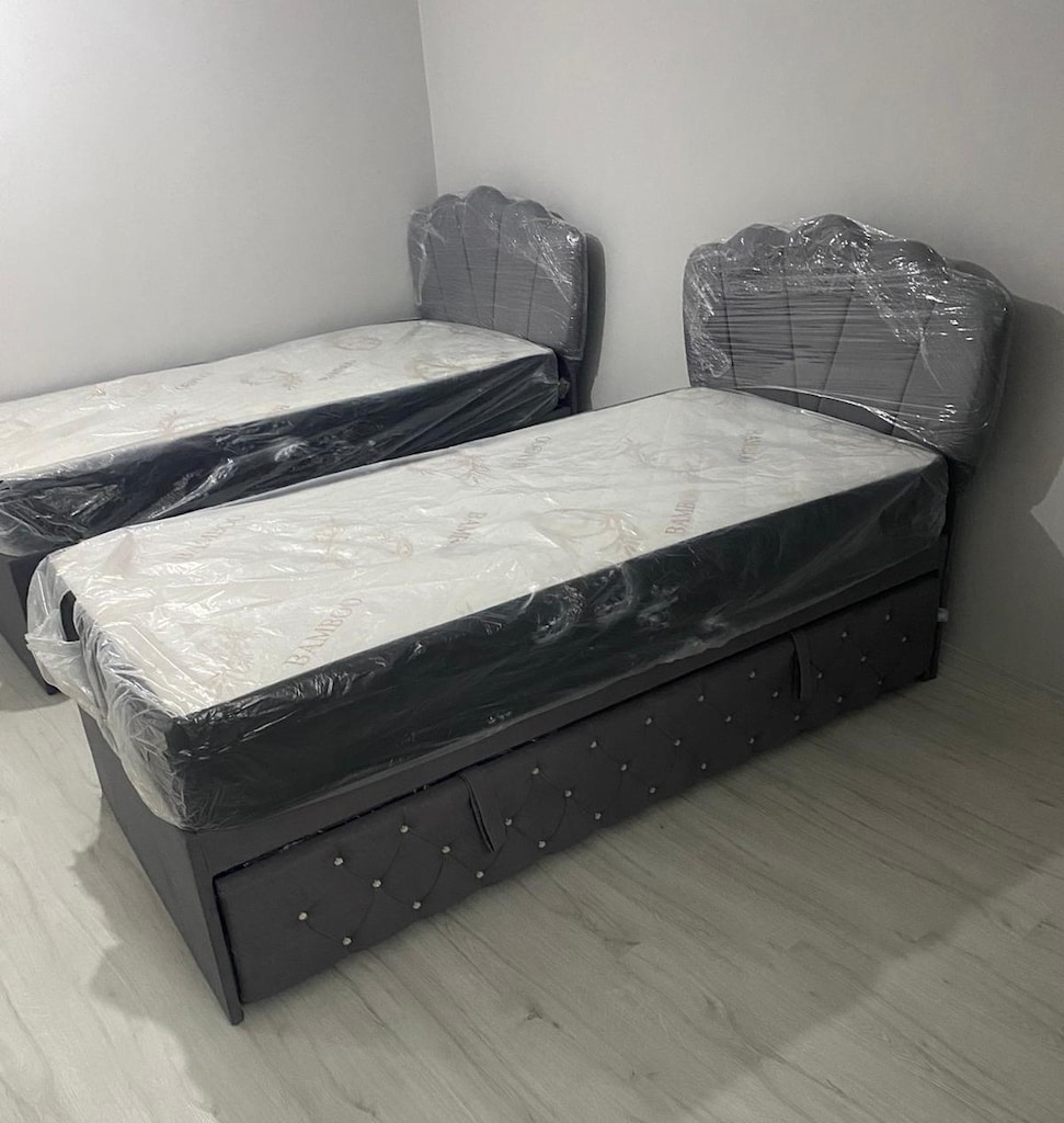 YAVRULU BAZA 2 ADET YATAK İMALATTAN SIFIR - 7