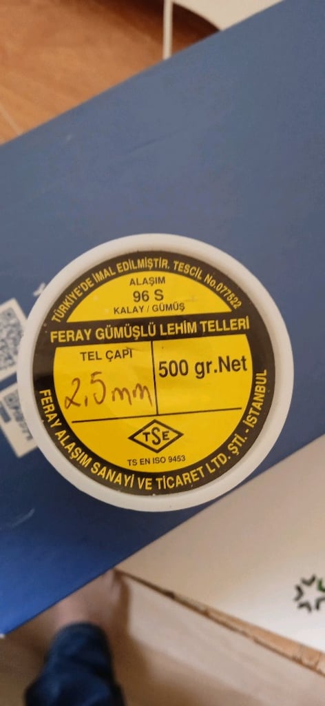 feray gümüşlü lehim teli 2.6mm - 4