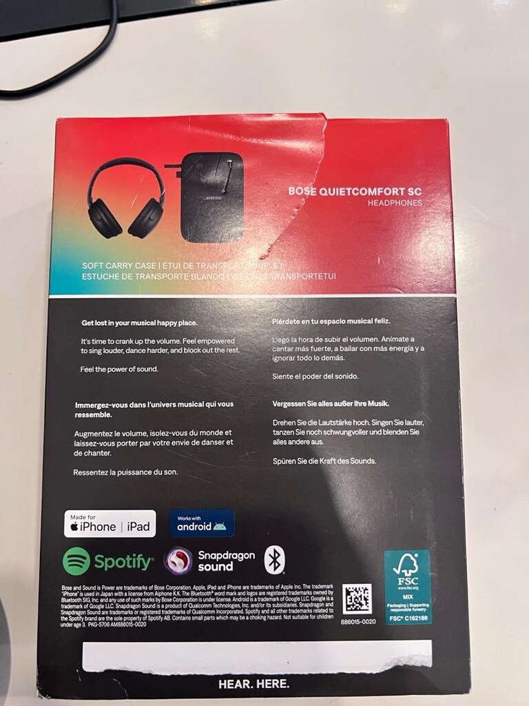 bose Quietfort black kablosuz kulak üstü kulaklık - 4