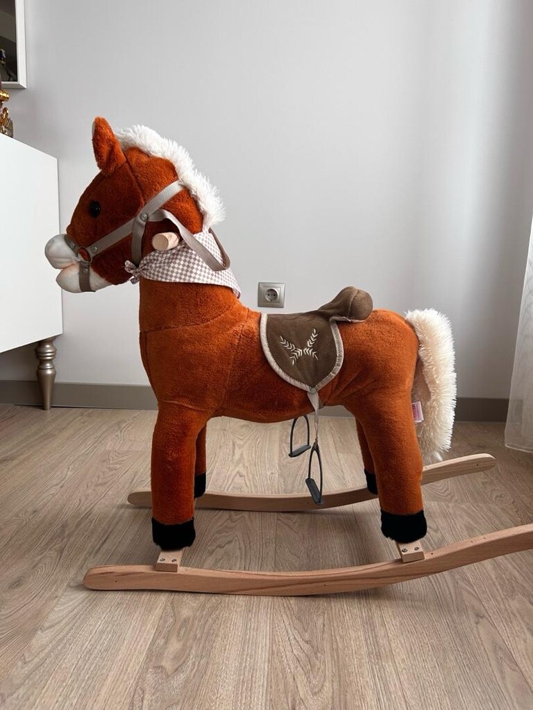 Selay Tobby Sallanan Sesli Peluş At - 65 cm - 2