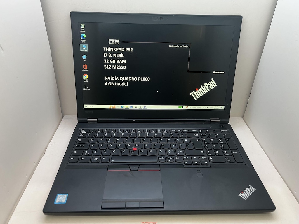 LENOVO THİNKPAD İ7 8. NESİL 32 GB RAM 512 M2SSD QUADRO P1000 - 2
