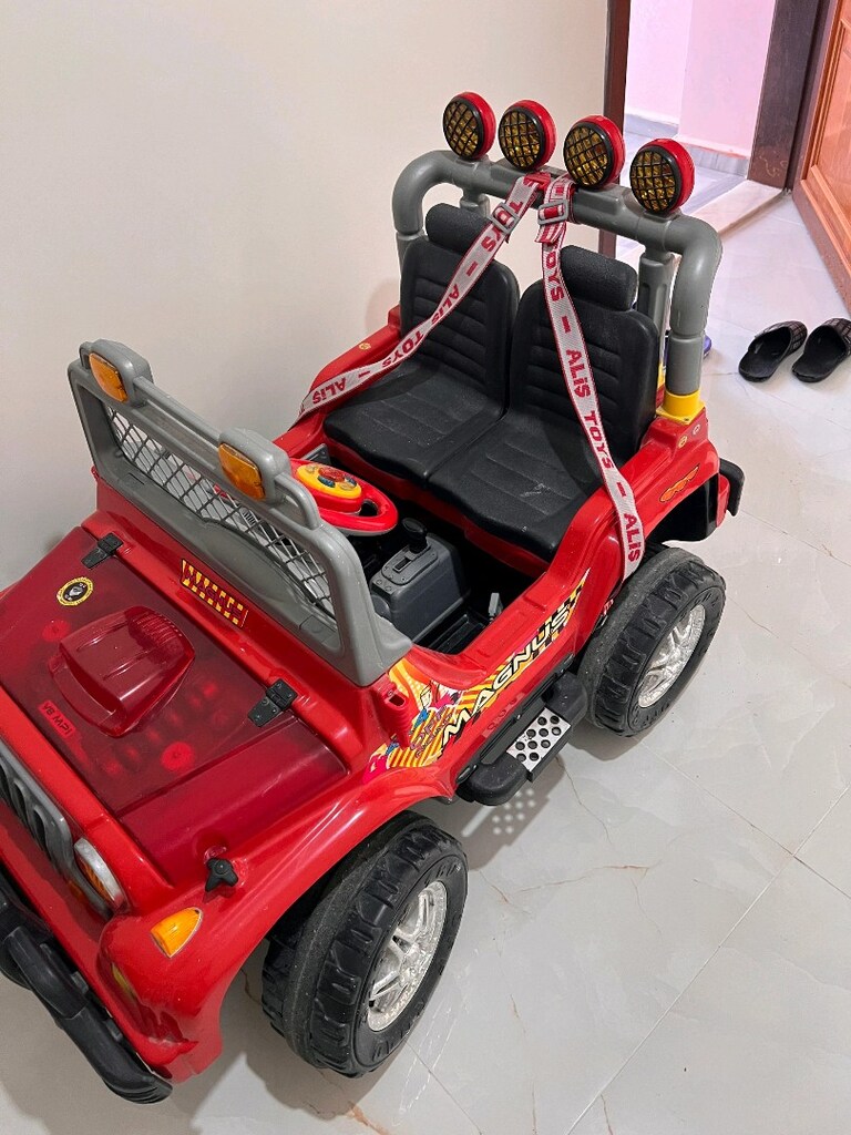 12 volt çift motorlu 12 amper akülü araba - 4