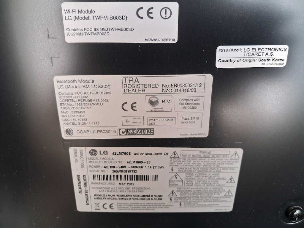 Arızalı LG 42LM760S.(sağlam Kumanda,3D Gözlük,askı) - 5