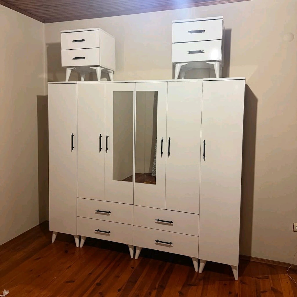 **6 KAPAKLI DOLAP** ÜCRETSİZ KURULUM KAPIDA ÖDEME GARDROP - 2