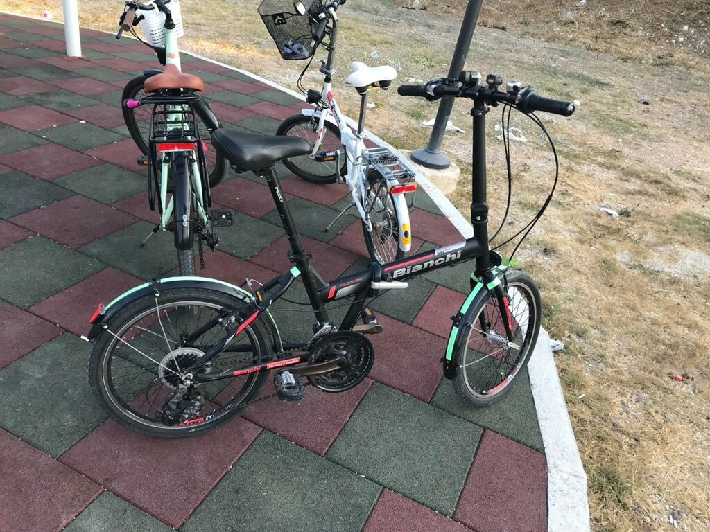 Bianchi 21 vites katlanır aliminyum bisiklet - 5